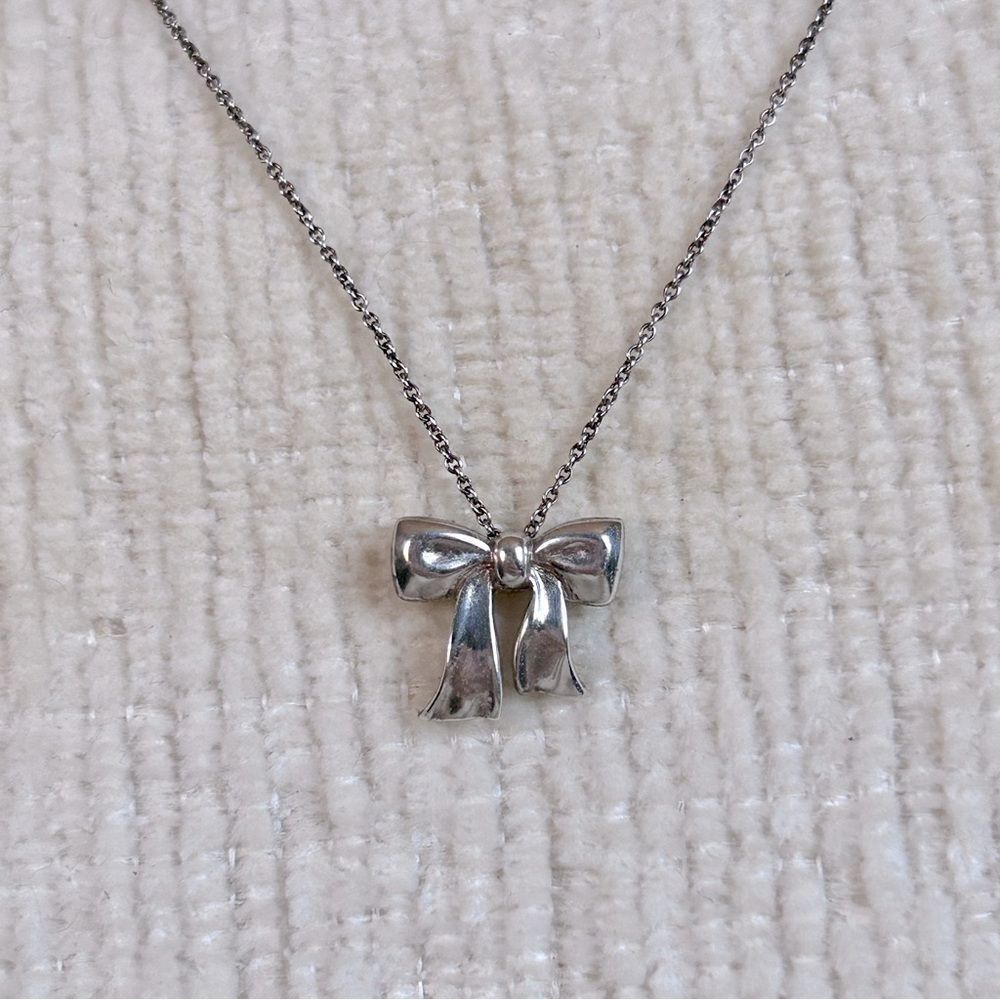 Tiffany & Co 925 Ribbon Necklace
